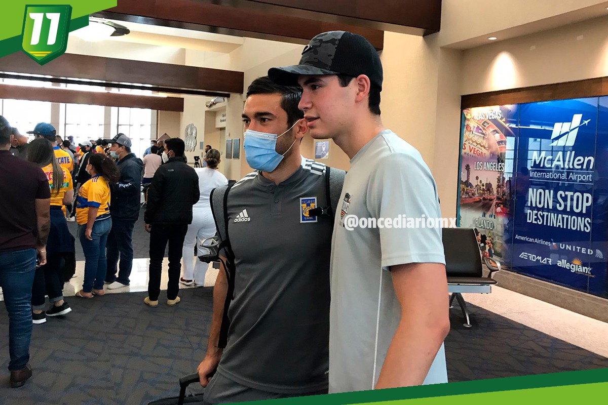 La llegada de Tigres en McAllen para el amistoso ante Chivas