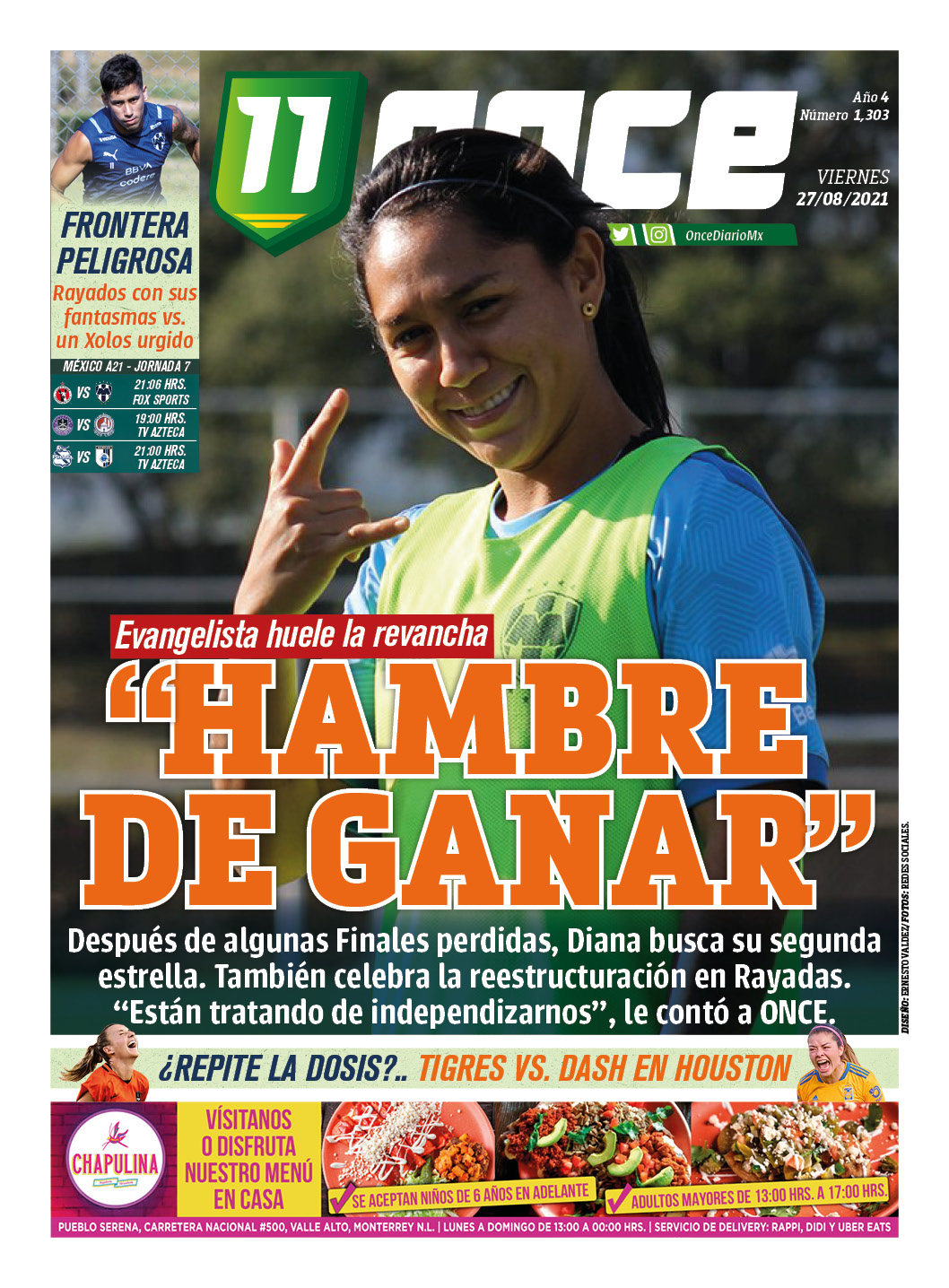 La Tapa 1303: "Hambre de ganar", Diana Evangelista