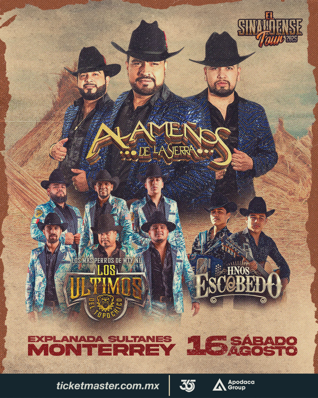 Los Alameños De La Sierra Nunca Es Suficiente Los Alameños de la Sierra darán un concierto el 16 de agosto en Monterrey