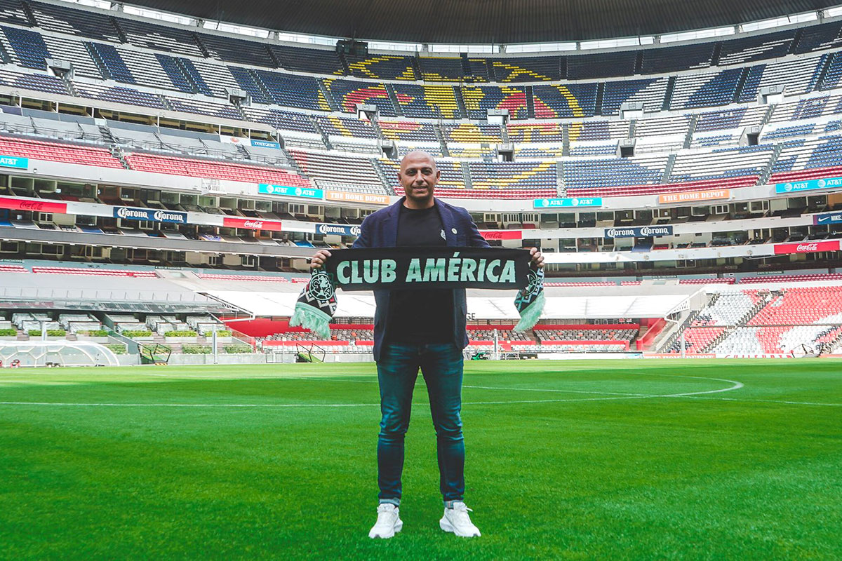 Presentación de Ángel Villacampa como nuevo DT de América Femenil
