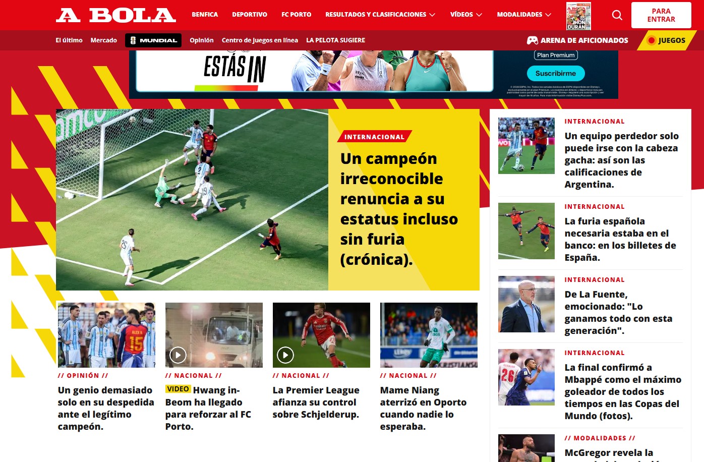 Las portadas de España, campeón del Mundo