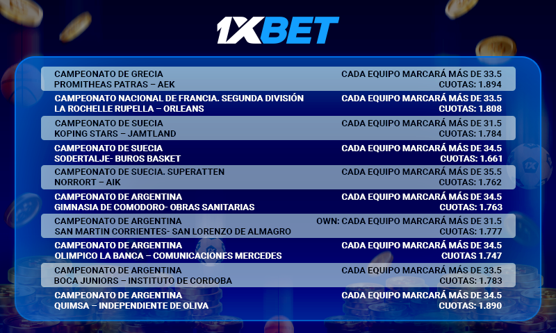 Apuestas 1xbet