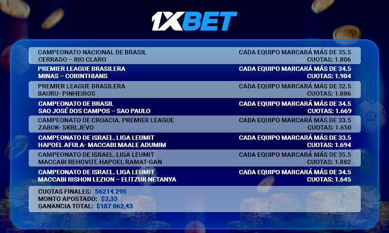 Apuestas 1xbet