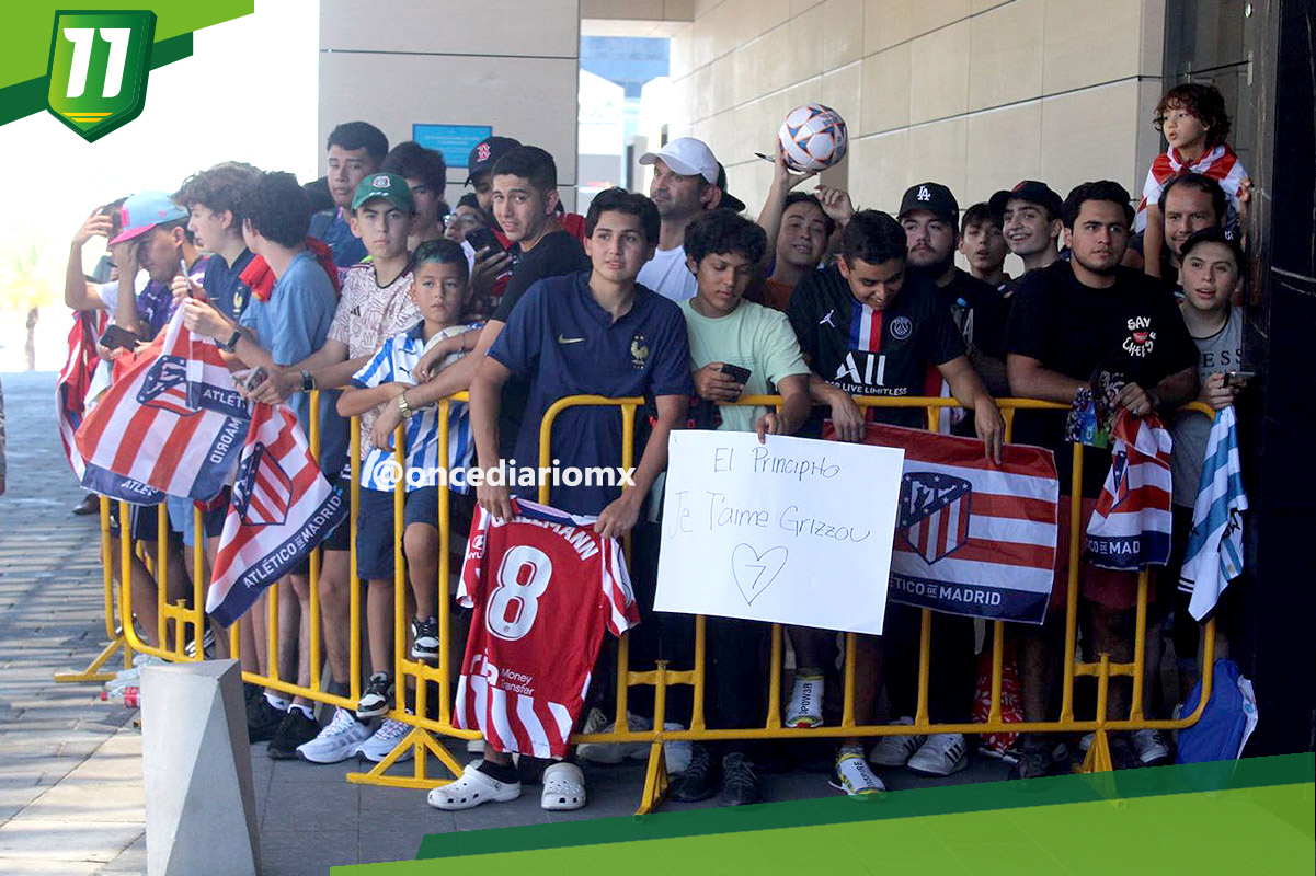 Afición de Monterrey espera la llegada del Atlético de Madrid