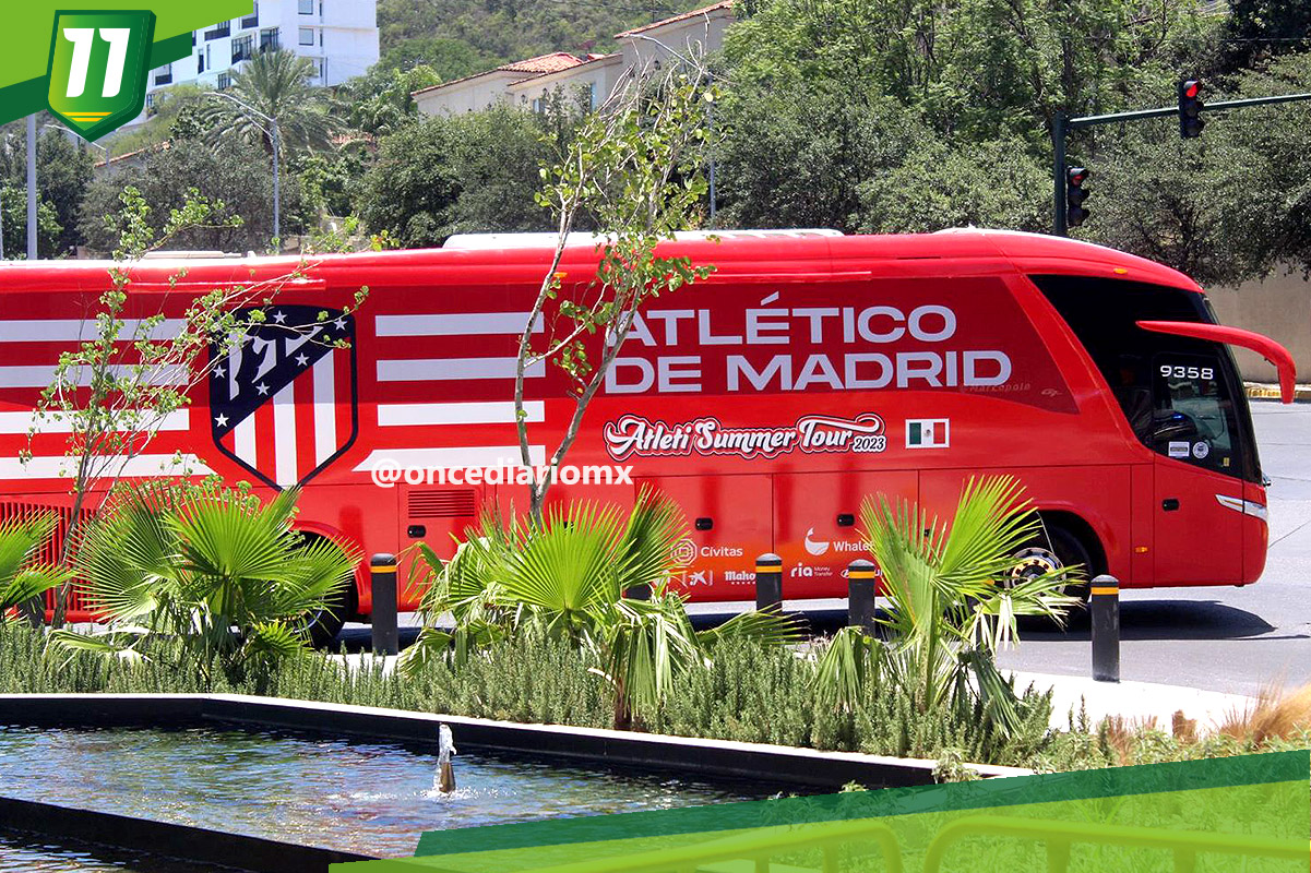 Afición de Monterrey espera la llegada del Atlético de Madrid