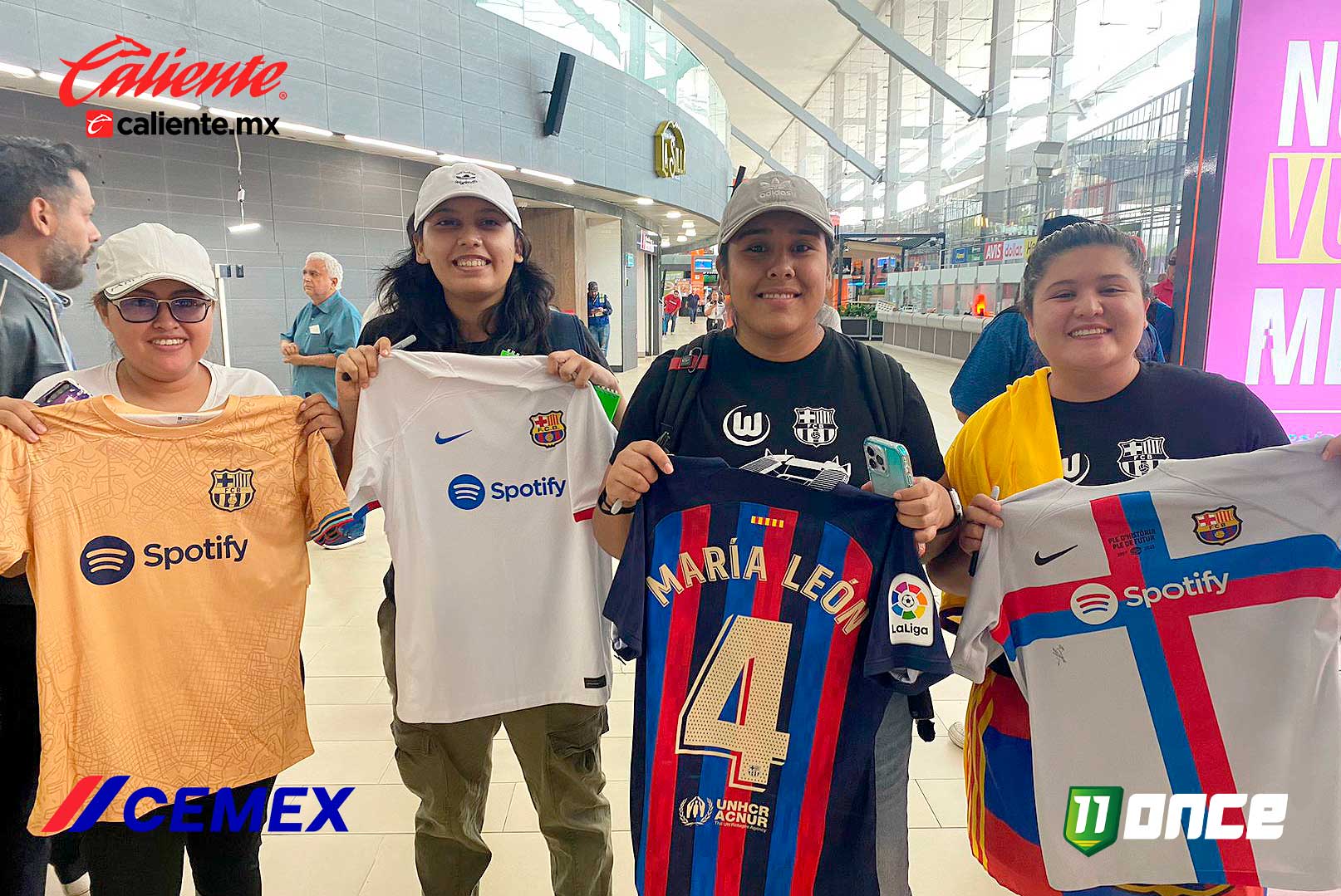 El color de la bienvenida del FC Barcelona Femenil a Monterrey
