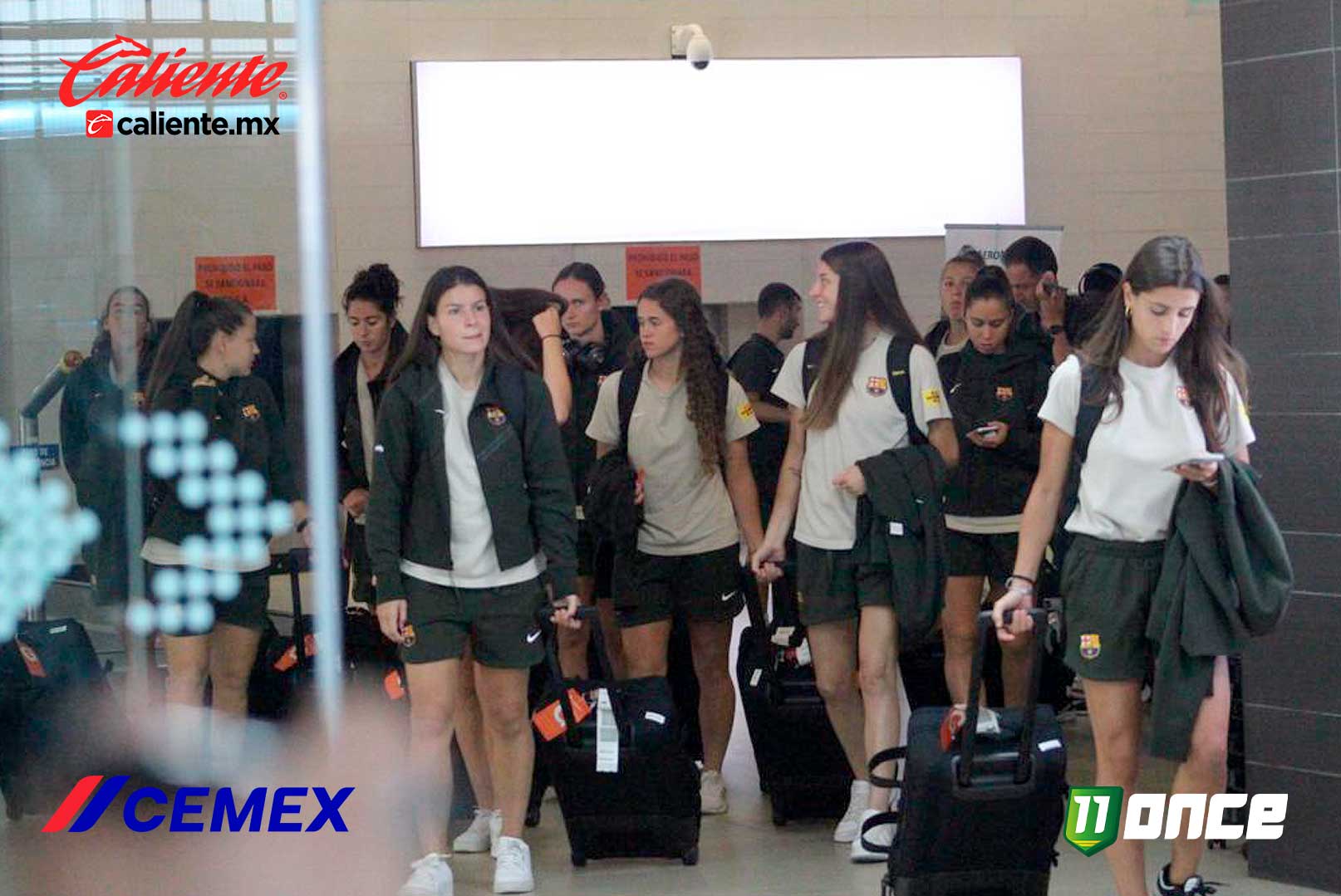 El color de la bienvenida del FC Barcelona Femenil a Monterrey