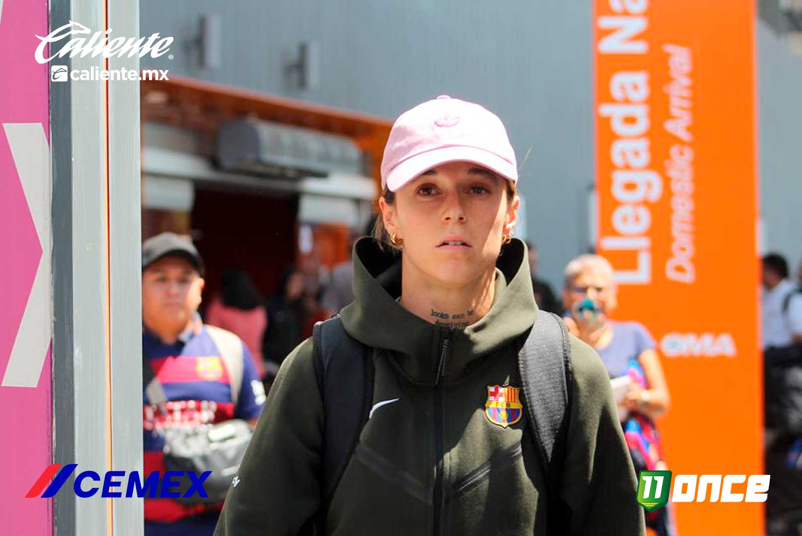 El color de la bienvenida del FC Barcelona Femenil a Monterrey