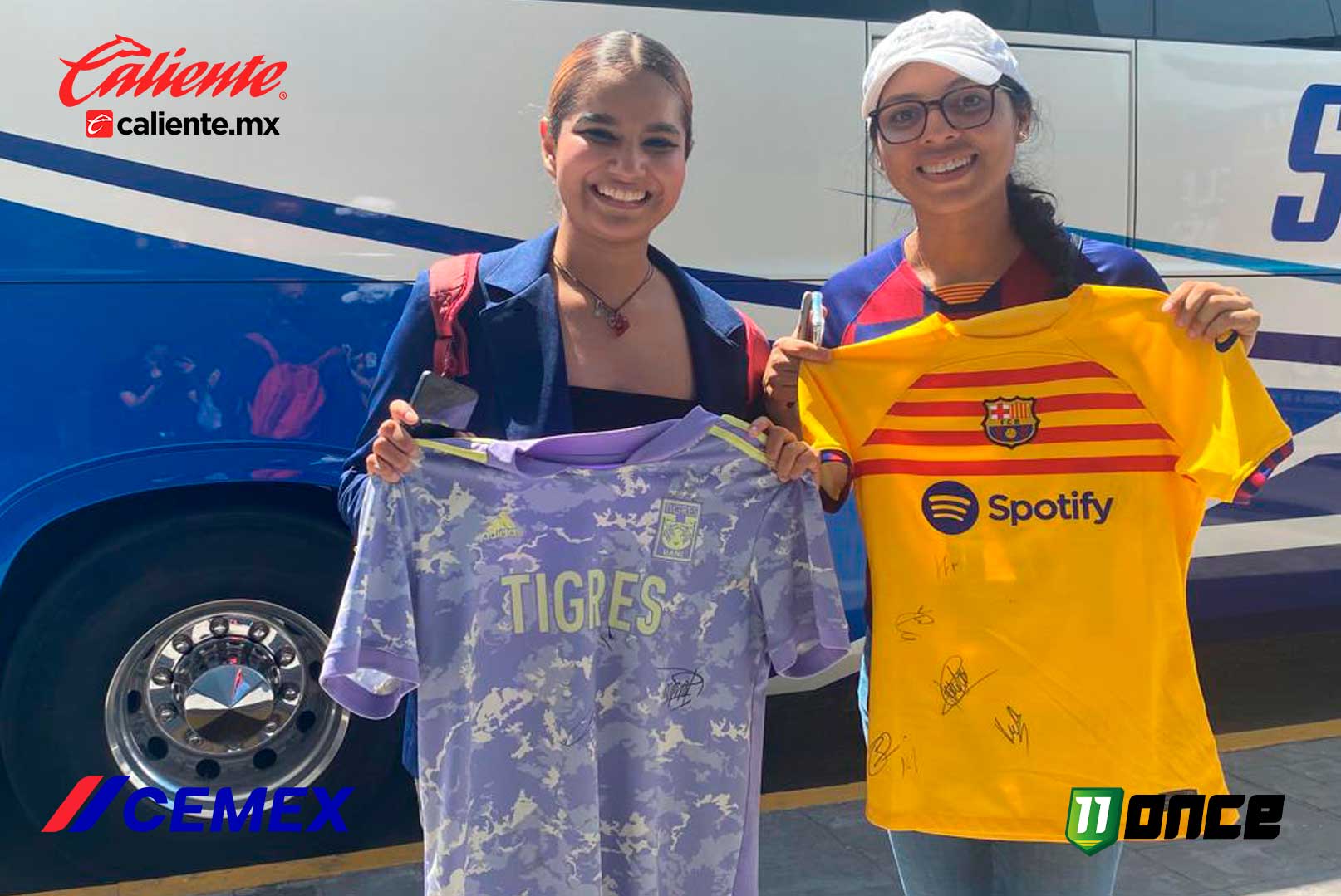 El color de la bienvenida del FC Barcelona Femenil a Monterrey