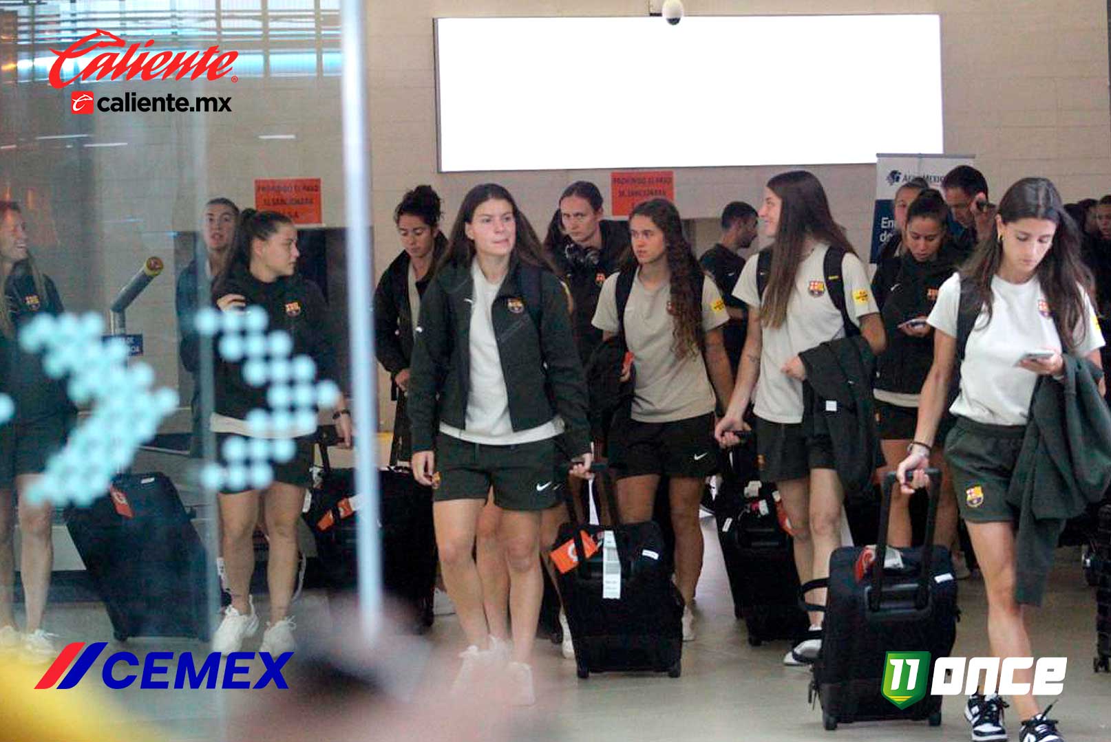 El color de la bienvenida del FC Barcelona Femenil a Monterrey