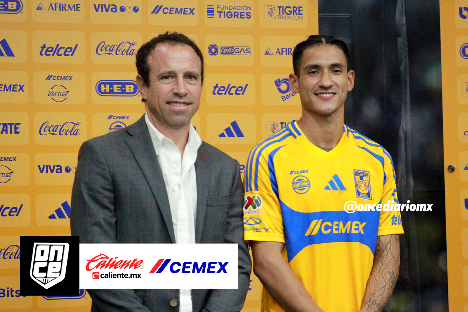 Presentaci&oacute;n de Uriel Antuna con Tigres
